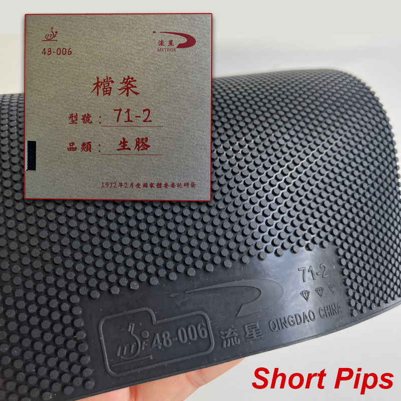 Meteor 71-2 Short Pips Накладк – обзор и цена Table Tennis Rubber For Defensive Players
